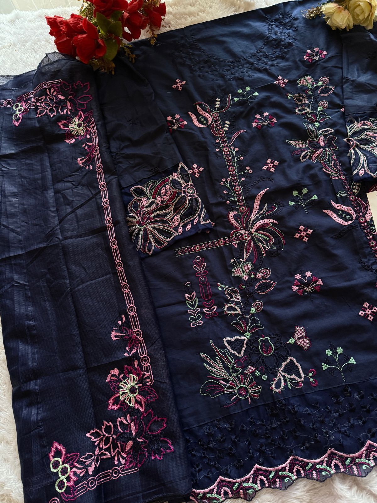 Johra Tex 168 Cambric Cotton Pakistani Salwar Kameez Wholesalers In Delhi